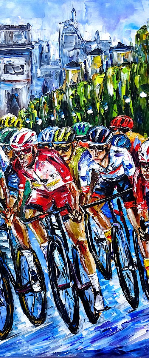 Tour de France, Paris by Mirek Kuzniar