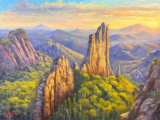Golden Hour at Warrumbungle NP