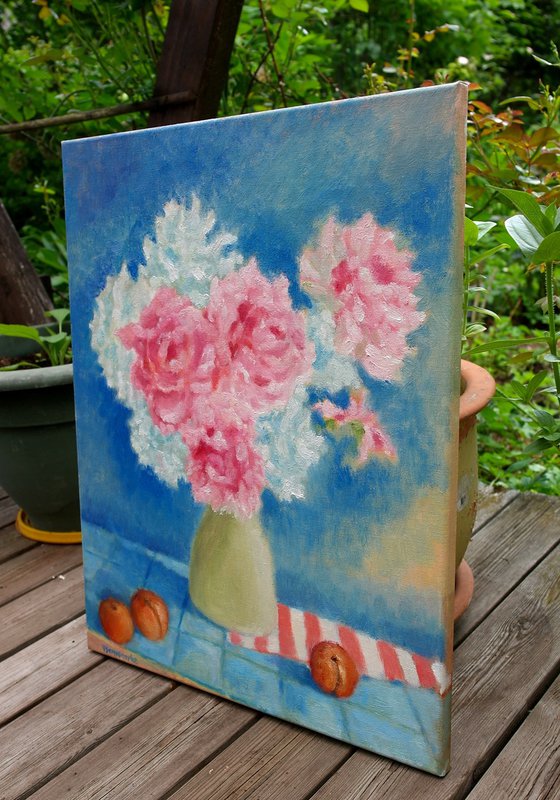 Peonies in a Vase