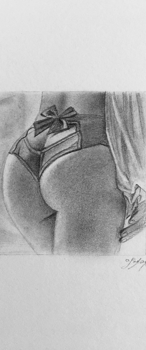 Woman's bum by Amelia Taylor