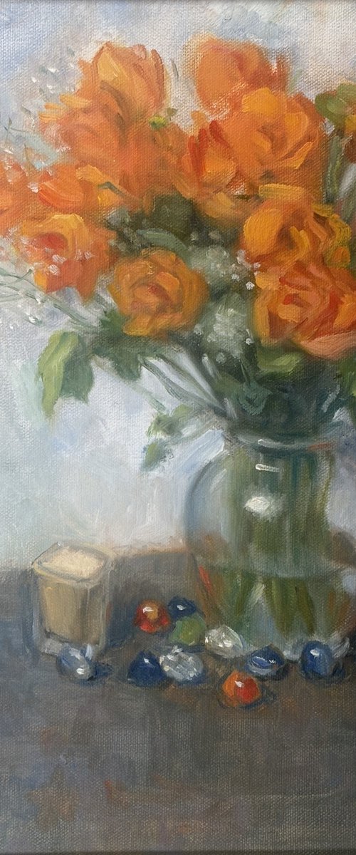 Orange Flowers by Michael Gillespie