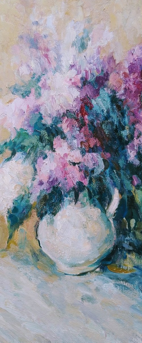 Lilac. Original oil painting. by Elena Klyan