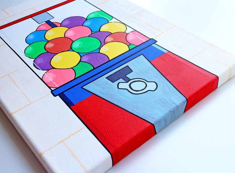 Gumball Machine Retro Sweet Dispenser Pop Ar Artfinder