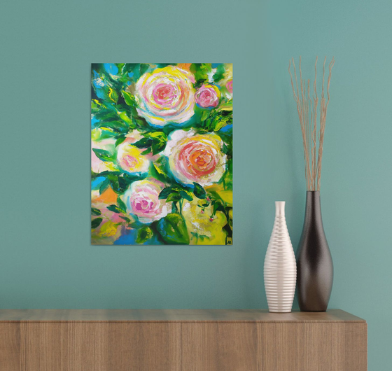 Abstract roses
