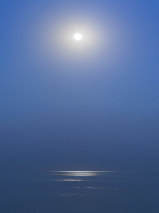 Full moon over Black Sea