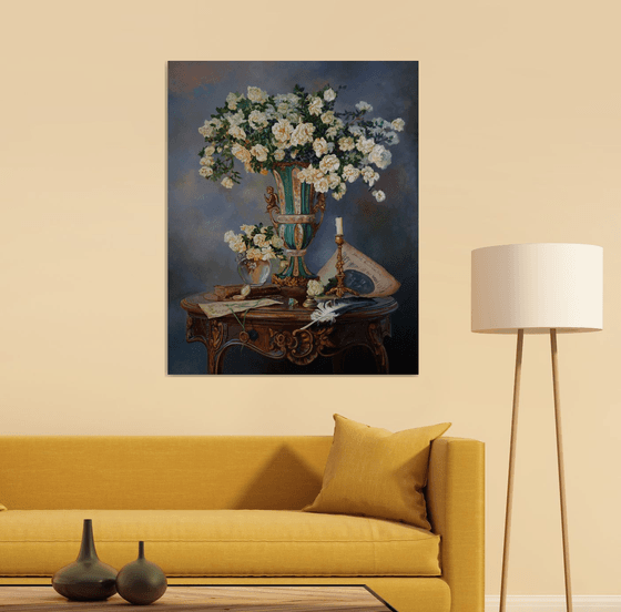 Still life with roses