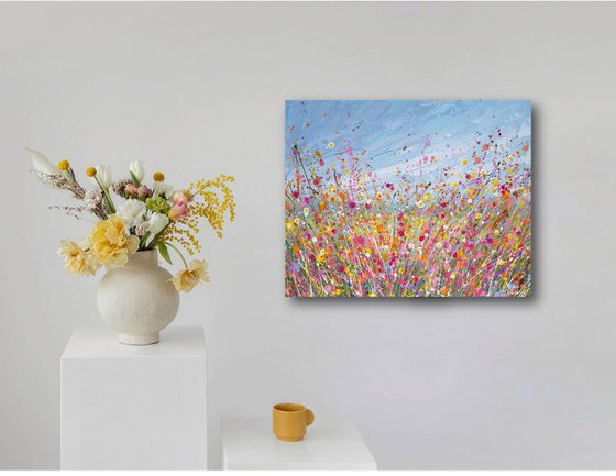 Color Bloom - Original Floral Painting