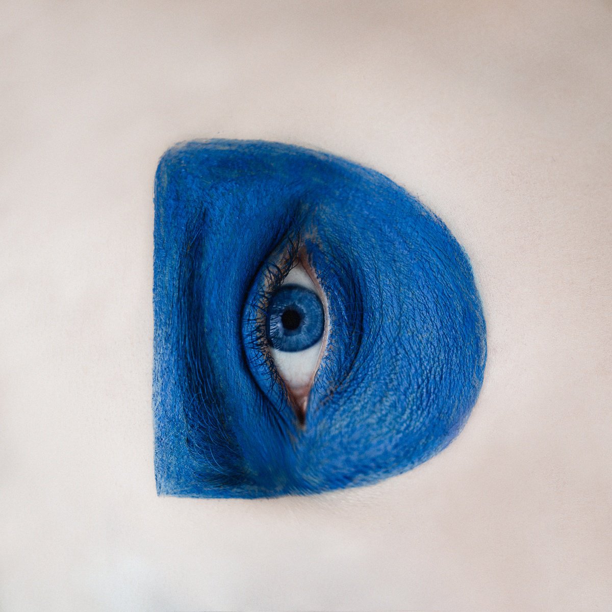 Surrealistic Abstract Photograph By Dasha Pears, 13 X 13, Synesthetic Letters - D, Original Artwork