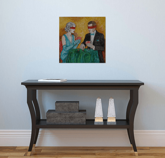 The blind wager