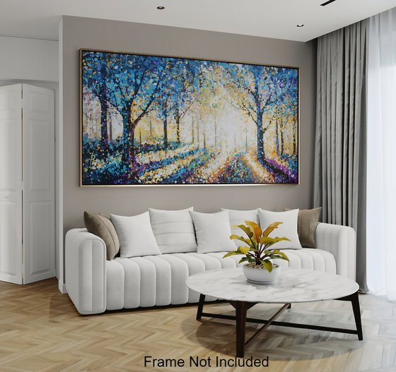 Where Beautiful Things Begin - Blue Landscape