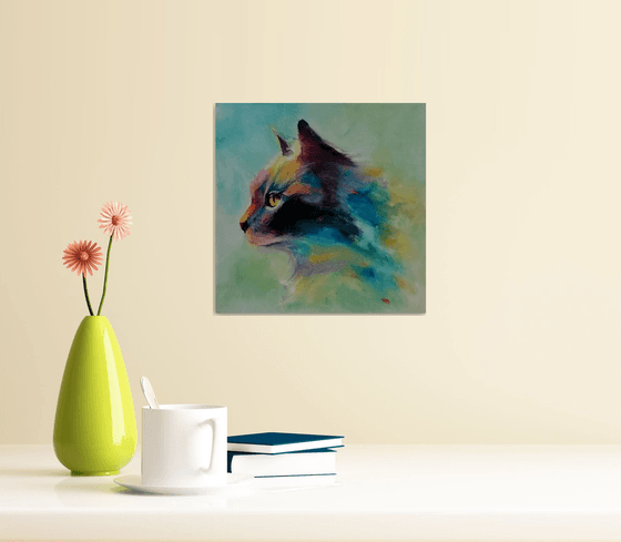 Portrait of a cat