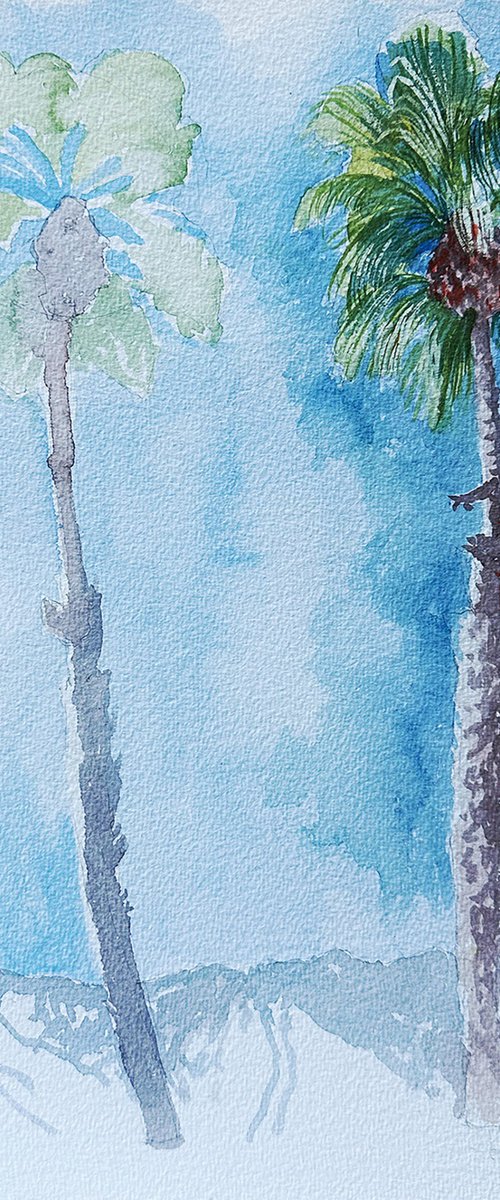 Dueling Palms by Catherine Twomey