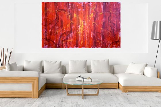 All kinds of Love  - XXL  170 x 100 cm abstract painting
