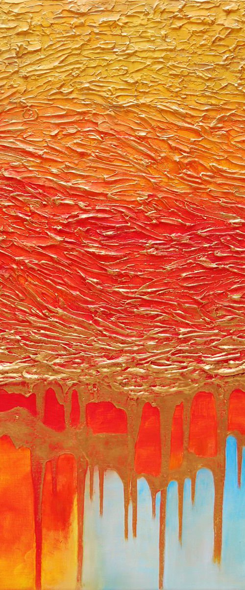 GLORIOUS SUNSET by VANADA ABSTRACT ART