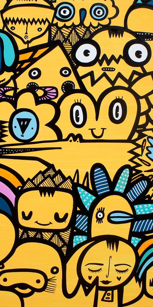 Sunnyside Crowd by Kev Munday