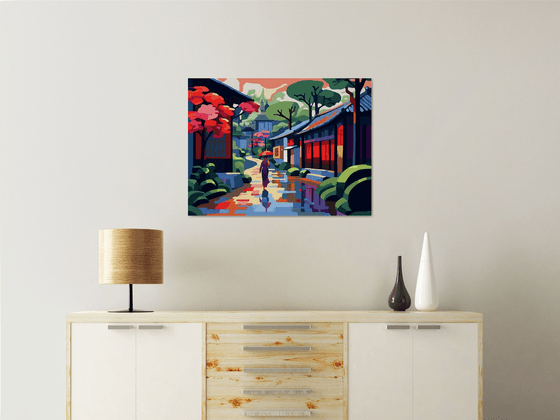 Japanese cityscape