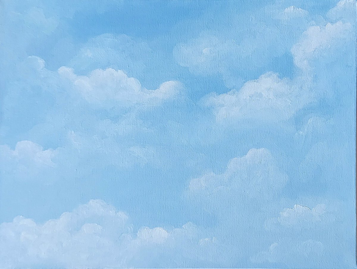 Watching the clouds (№2) by Tatiana Popova