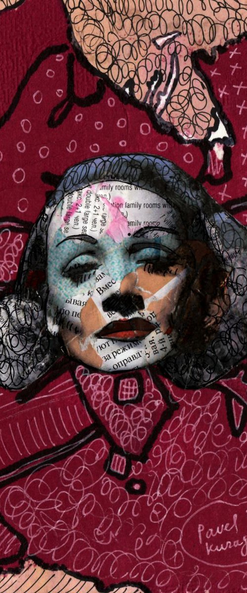Abstract Marlene Dietrich #3 by Pavel Kuragin