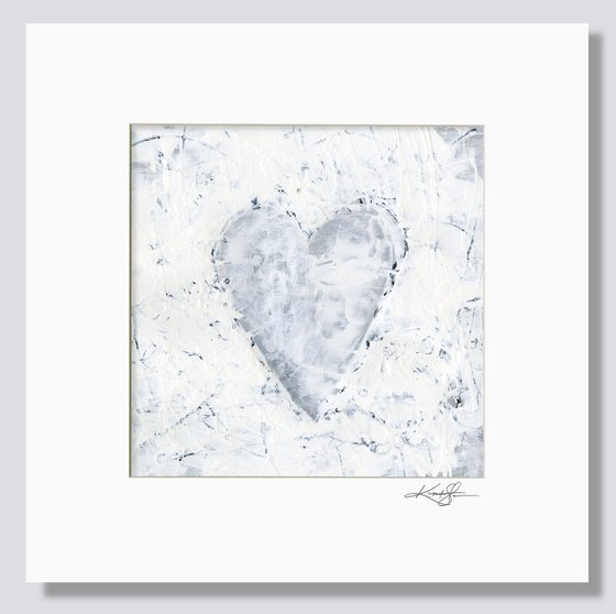 A Beautiful Heart 4 - Abstract Painting by Kathy Morton Stanion