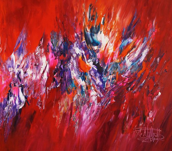 Slim: Red Energy Abstraction 1