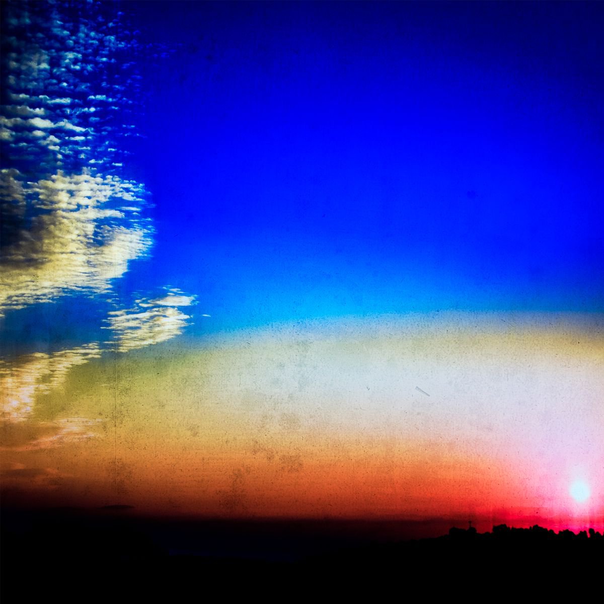 Vivid Sunset #1 Limited Edition 1/50 10x10 inch Photographic Print. by Graham Briggs