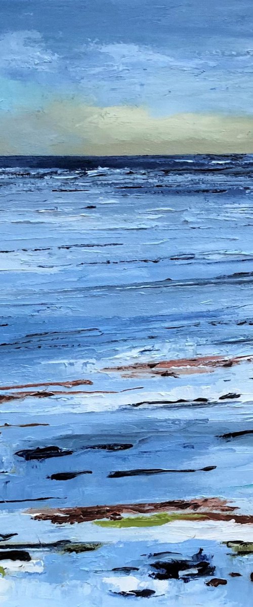 Cold Winter Sea by Ann Palmer