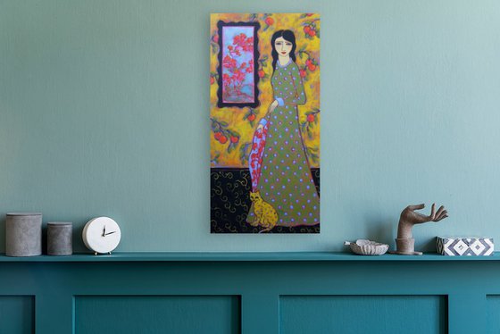 Woman with Cat