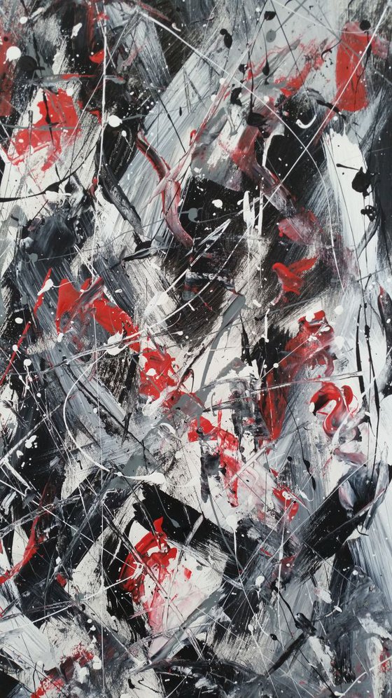 Abstract  ACRYLIC on CANVAS by M.Y.