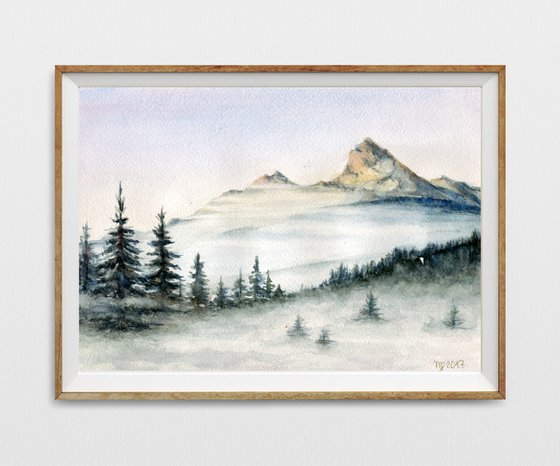 Misty mountains/Forest fog