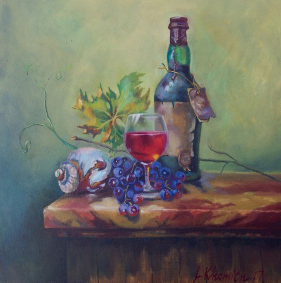 Still Live Wine and bottle Copy (Teth Gábor)