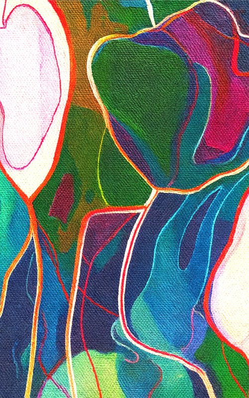 Jazz Style Flowers #3 by V+V Kniazievi