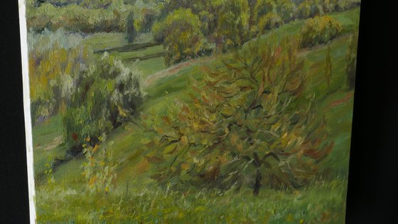 Realism spring landscape painting