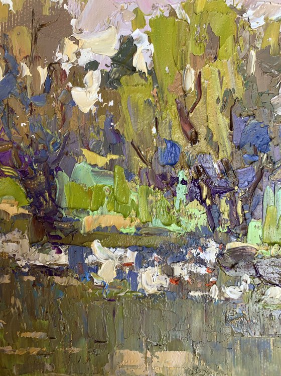 Geese in the Lake