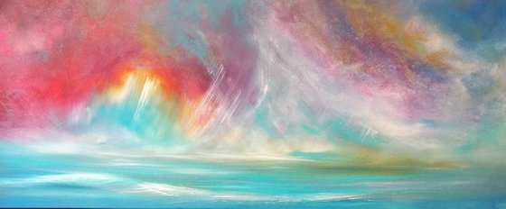 Colour Storm -  Seascape, PANORAMIC