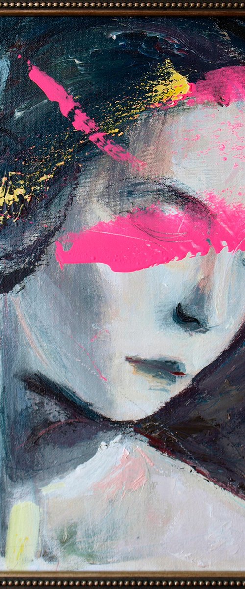 head of a woman (study) by Catalin Ilinca