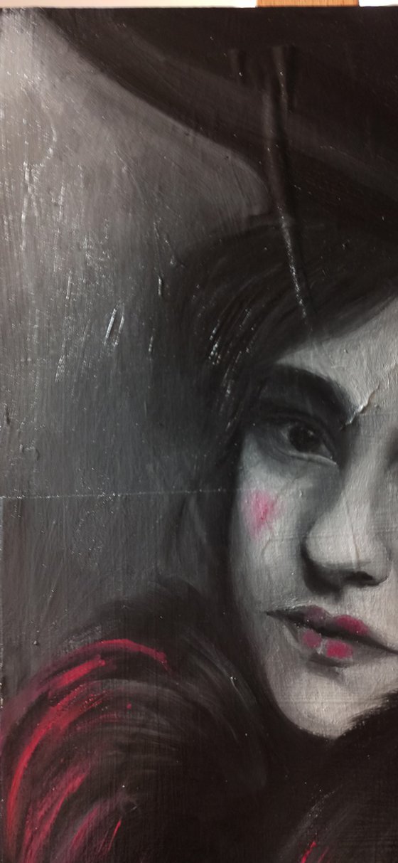 Lady in pink