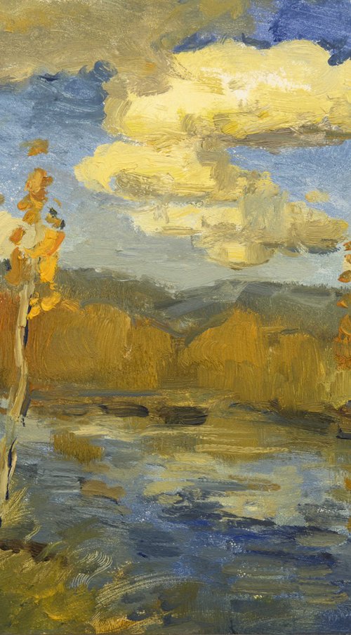 Golden autumn by Bohdan Dobrivskyi