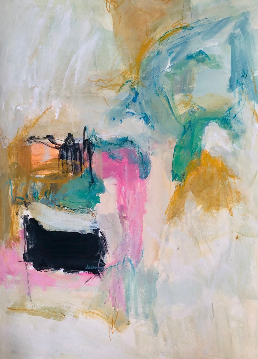 Abstract painting. Looking ahead by Ilaria Dessi?