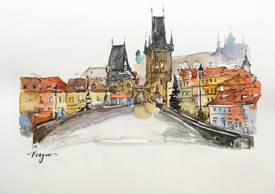 Charle's bridge in Prague