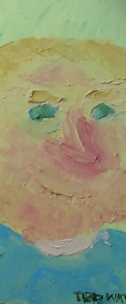 Portrait of a man by Ted Wates