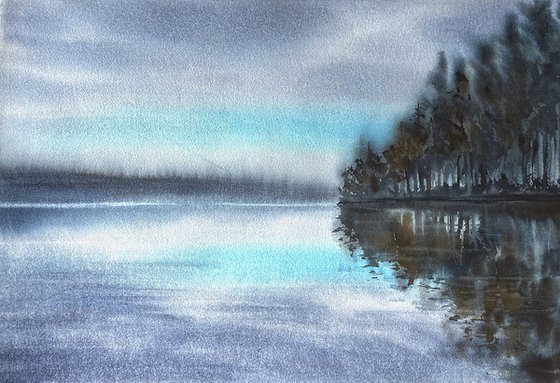 Silent Lake Reflections