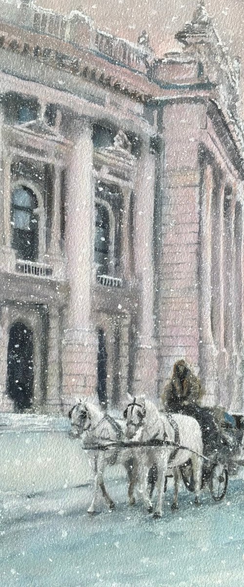 Vienna in snow by Darren Carey