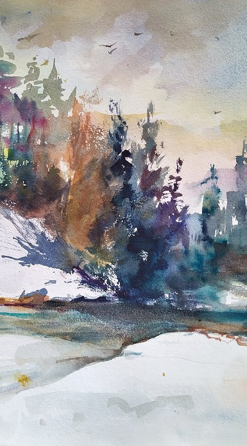 Winter study 02.2020 by Irina Bibik-Chkolian