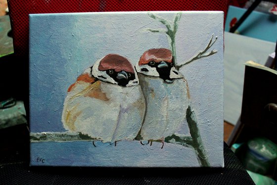 Cozy Sparrows