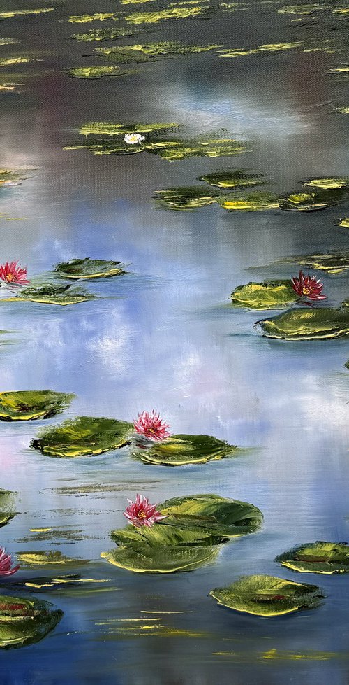 Water Lilies on the Mirror Lake by Tanja Frost