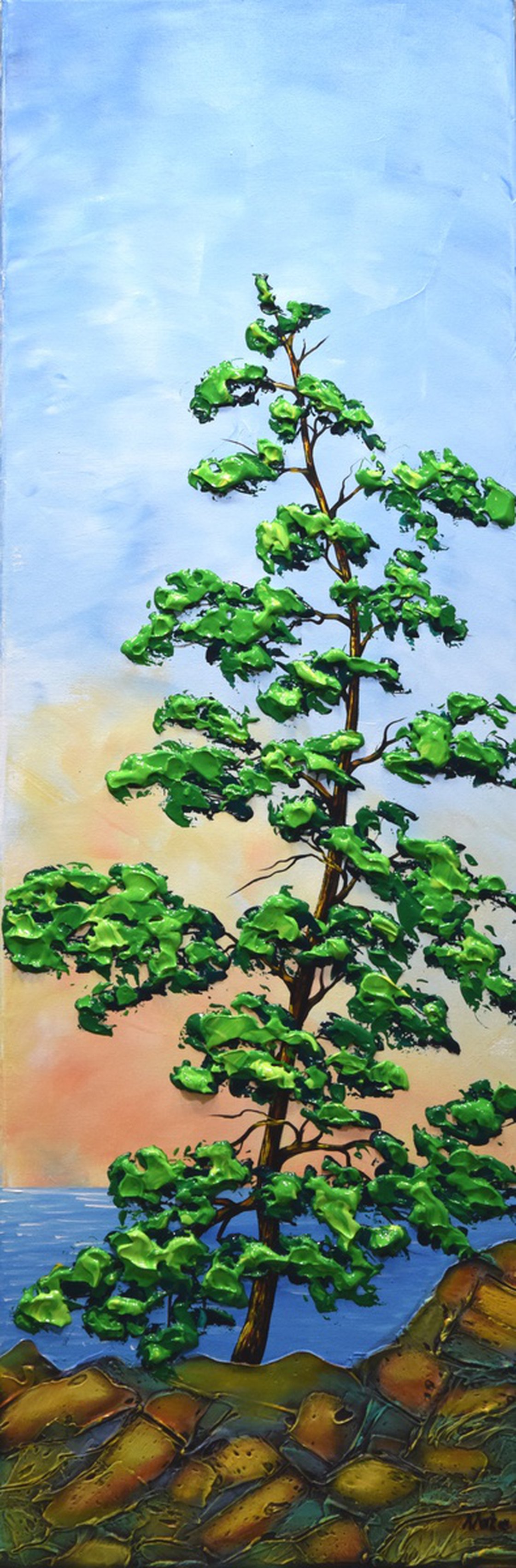 pine tree paintings
