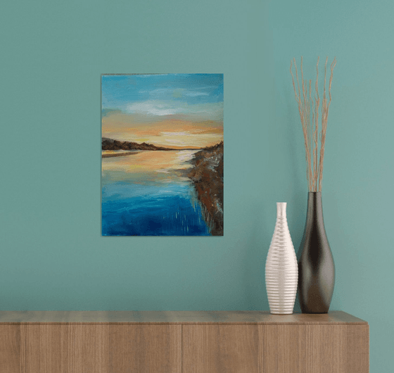 River sunset