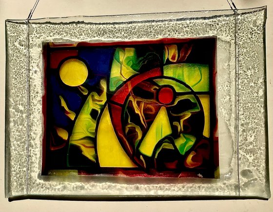 Through stained glass 1