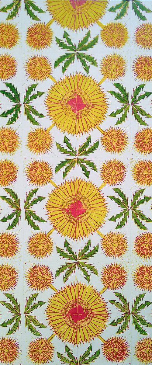 Sunflowers and Dandelions by Adam Grose MA RWAAN