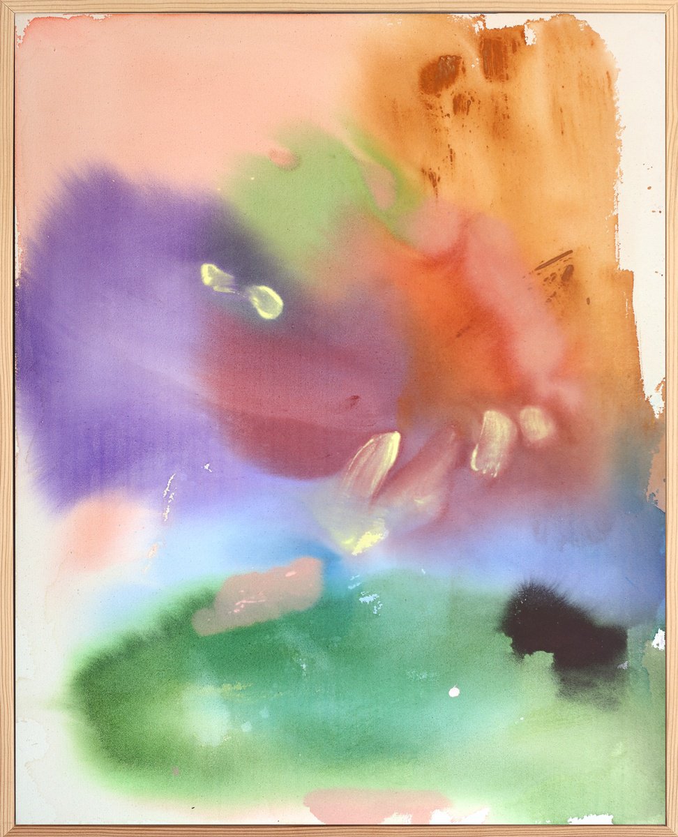 Organic Abstract Acrylic Painting By Melissa Mcgill, 25 X 31", A Form Of Planning, Original Artwork